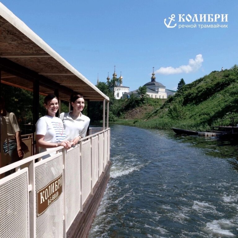 Прогулочный теплоход в Суздале приглашает всех на прогулку по реке Каменке