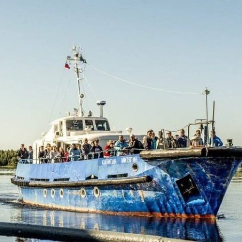 С 18 апреля 2026 года «Капитан Митягин» работает на маршруте Онега — Легашевская запань